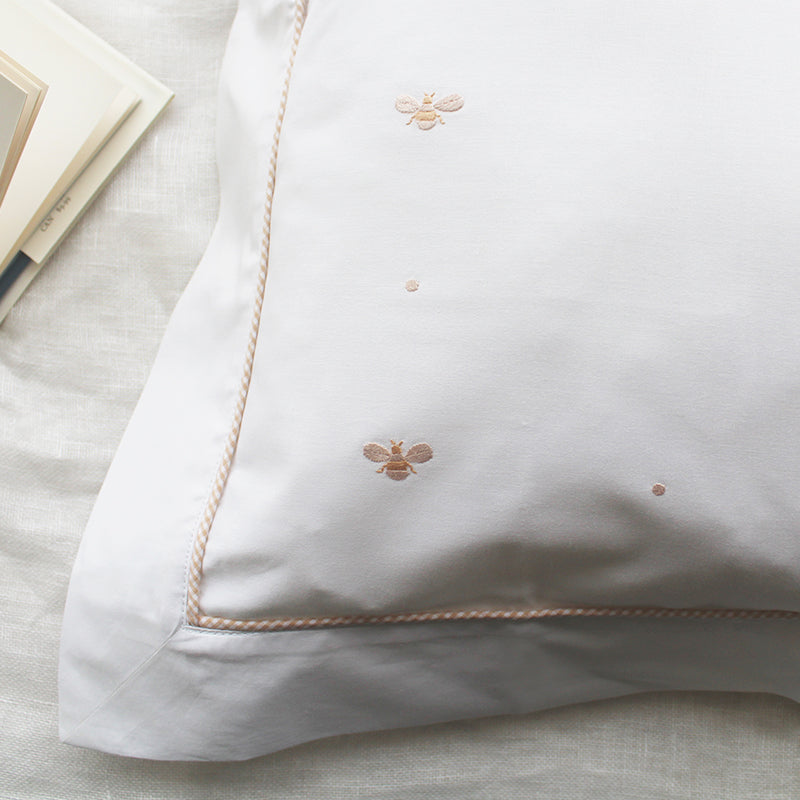 Baby Pillowcase Baby Bee Beige