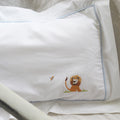 Boudoir Pillow Sham with Lion in Blue