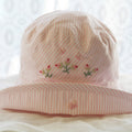 Toddler Sun Hat with Rosebuds