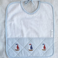 baby terry bib nautical