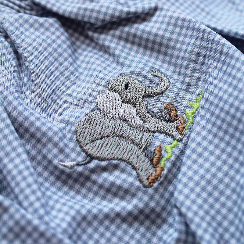 Cotton Diaper Cover with Elephant