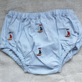 Nautical Cotton Diaper Cover with Sailboats