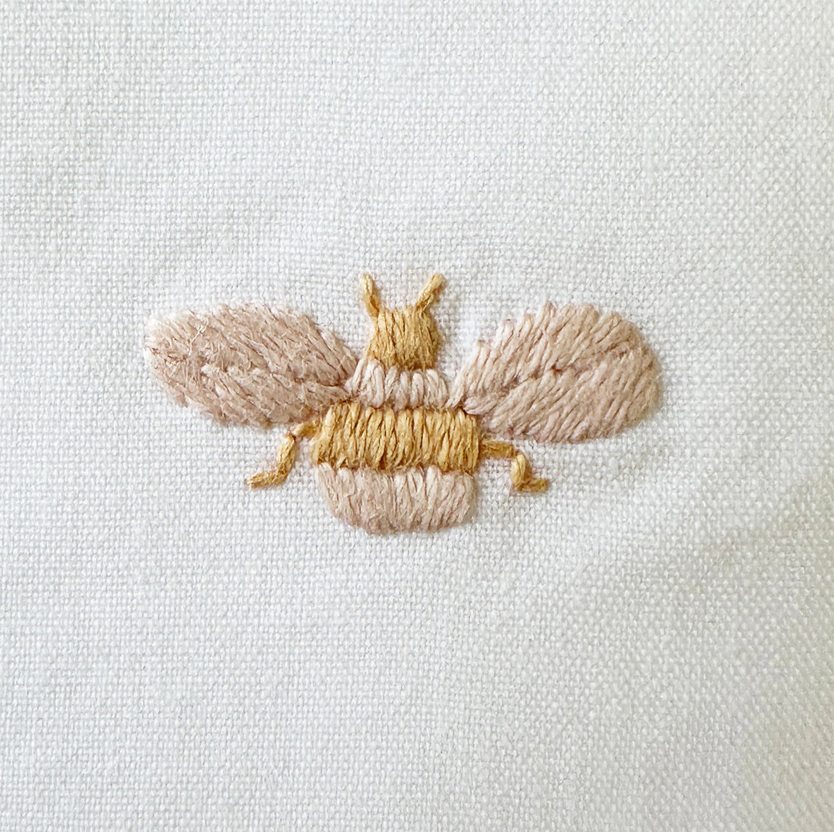 Crib Fitted Sheet Baby Bee Beige