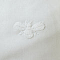 Crib Fitted Sheet Baby Bee White