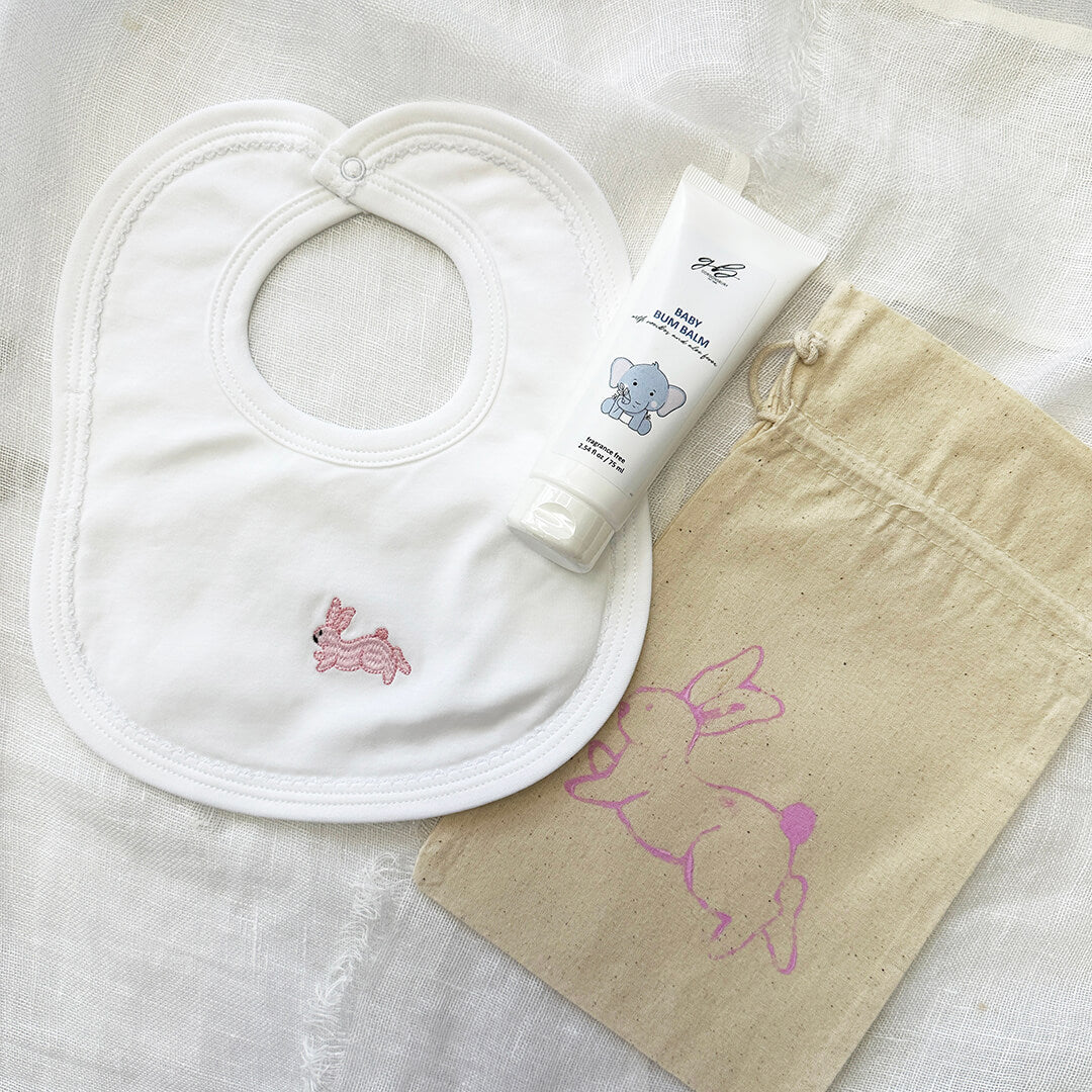 Rosebud Bib Baby Gift Set