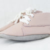 Luxury Pink Soft Sole Leather Baby Shoes