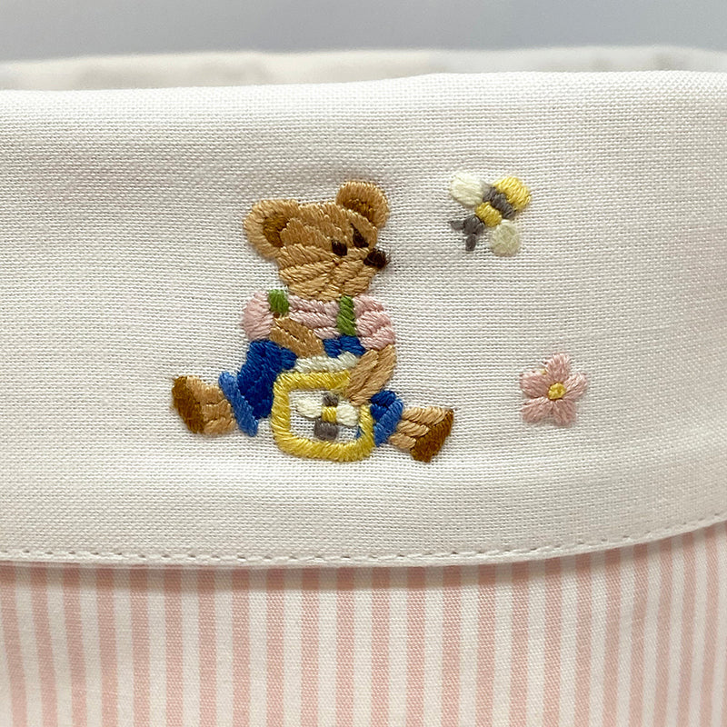 Baby Vanity Holder with Teddy Pink