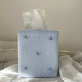 Baby Bee Blue Tissue Box Cover