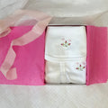 Newborn Baby Gift Set Rosebud Bib and Onsie