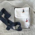 Newborn Baby Gift Set Nautical Bib and Onesie