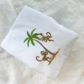 crib fitted sheet on safari white