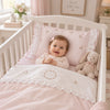 Cotton Crib Duvet Cover, Rosebuds