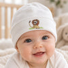 Safari Lion. A charming embroidered lion. Inspired by the natural beauty of the safari, it brings a touch of adventure.