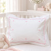 Cotton Baby Boudoir Pillow Sham | Hand Embroidered