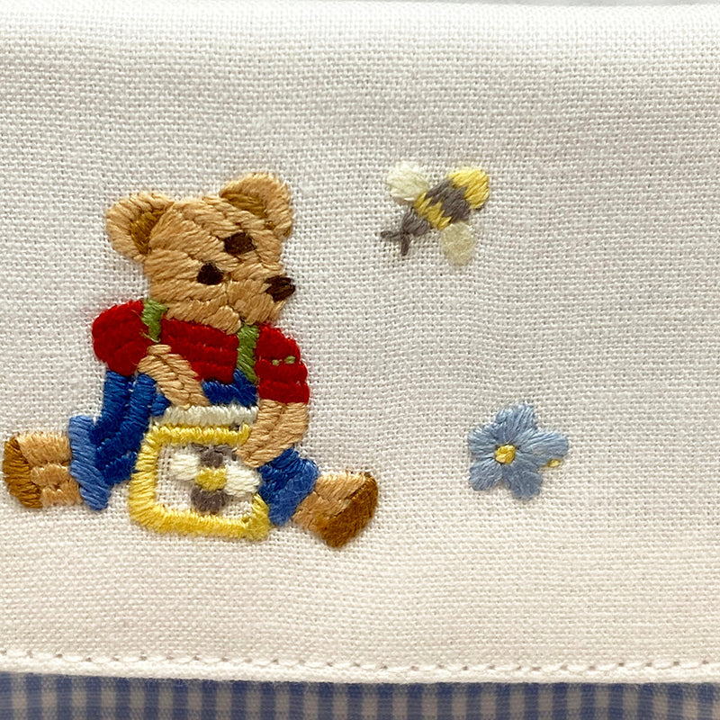 Baby Vanity Holder with Teddy Blue