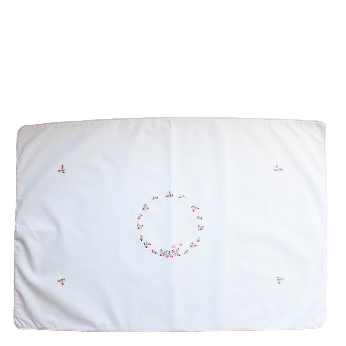 standard pillowcase rosebud