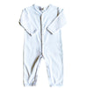 Onesie with Blue Picot Trim
