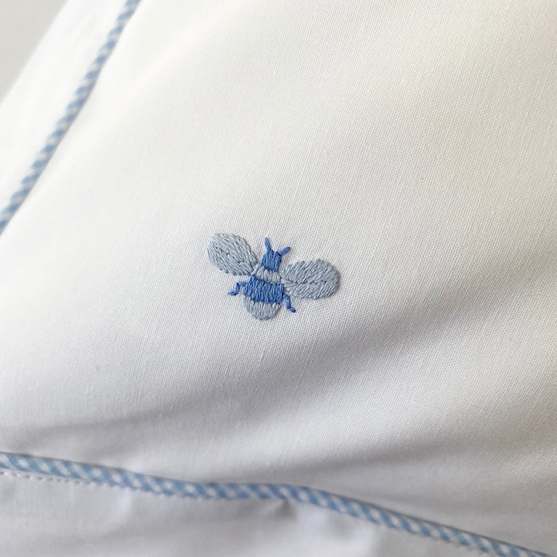  Boudoir Pillow Sham Baby Bees Blue