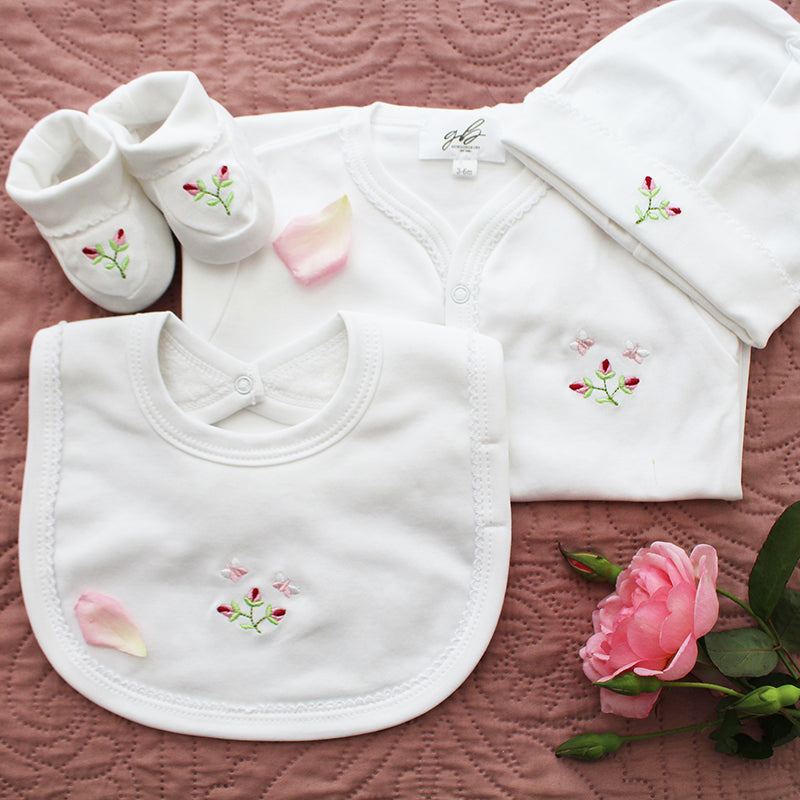 rosebud baby clothes set