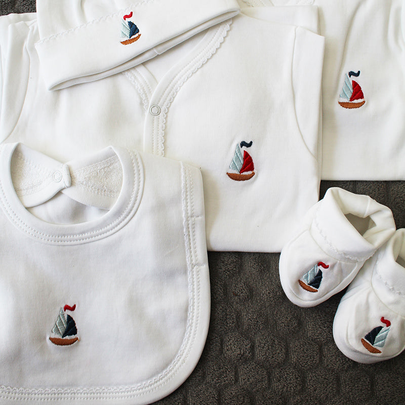 nautical matching baby items